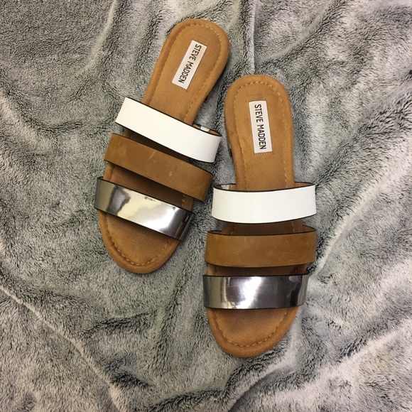 Steve Madden Shoes - STEVE MADDEN color block slip on sandals